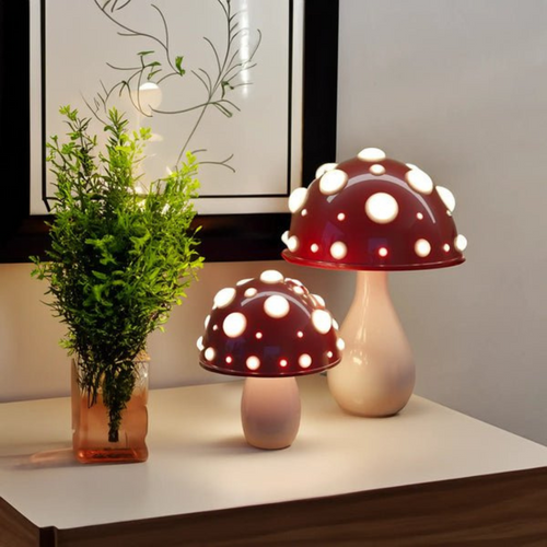 Amelia Grzybkowa Lampa Stołowa | Dekoracyjna LED