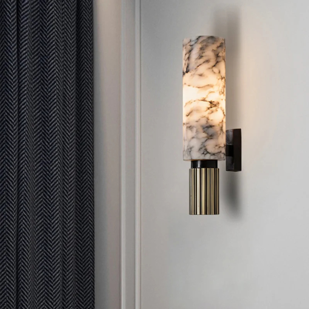 Isabella Marmurowa Lampa Ścienna | Elegancka i Nowoczesna