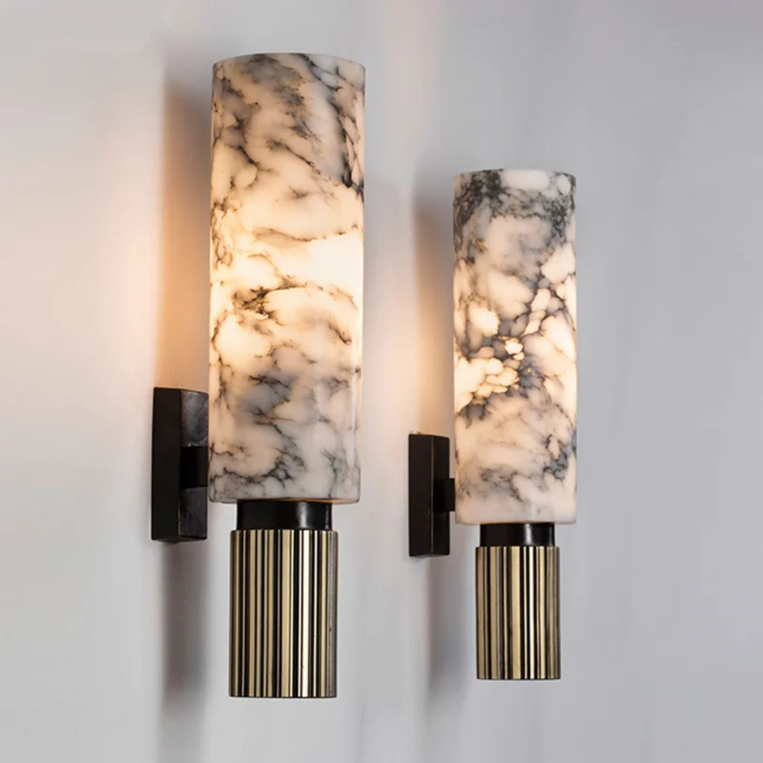 Isabella Marmurowa Lampa Ścienna | Elegancka i Nowoczesna
